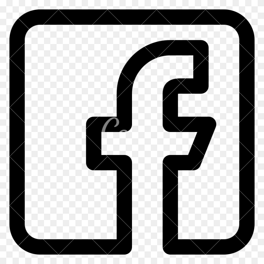 800x800 Logotipo De Facebook - Blanco Icono De Facebook Png