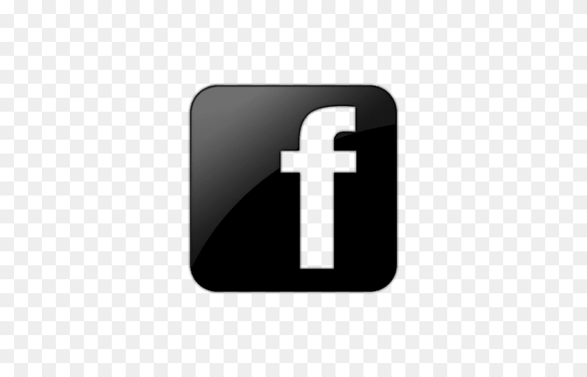 480x480 Facebook Logo Black And White Square Png - Facebook PNG White
