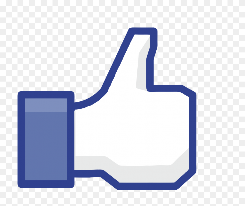 2000x1661 Facebook Logo Thumbs Up Like Transparent - Facebook Like PNG