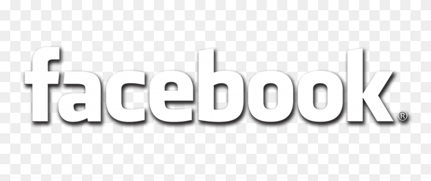 2100x790 Facebook Logo White - Logo Facebook PNG