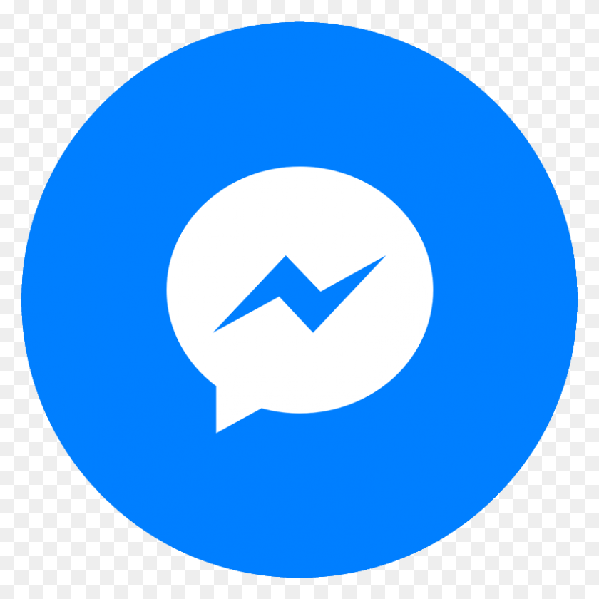 801x801 Facebook Messenger Button - Facebook Button PNG