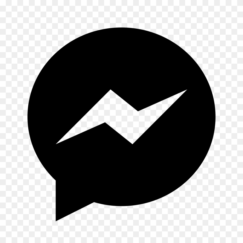 1600x1600 Icono De Facebook Messenger - Icono De Messenger Png