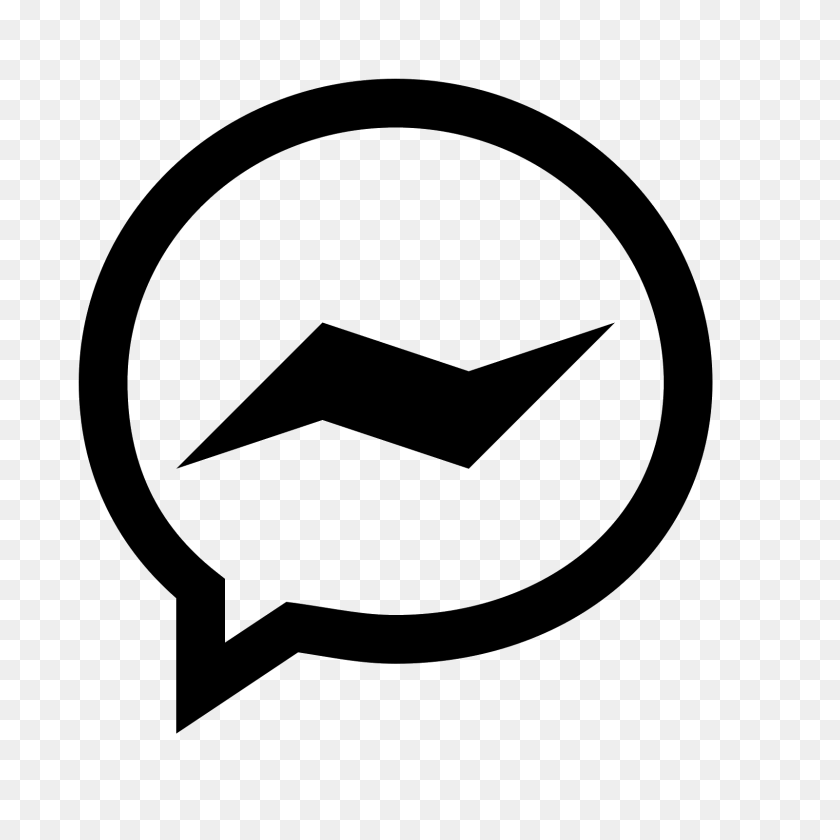 1600x1600 Facebook Messenger Icon - Facebook Messenger PNG