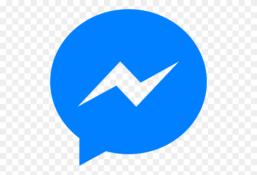 512x512 Facebook Messenger Icon - Facebook Messenger PNG