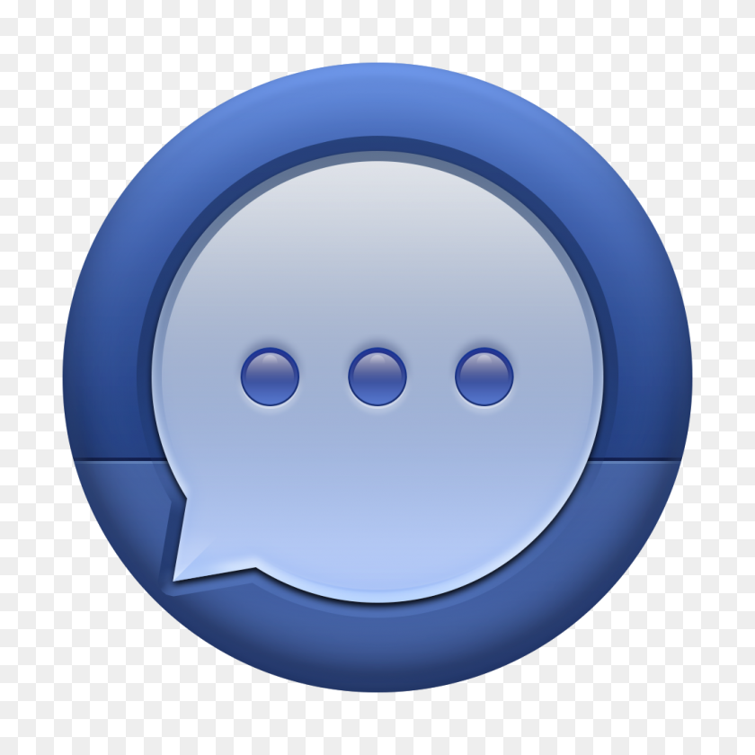1024x1024 Facebook Messenger Icons - Facebook Symbol PNG