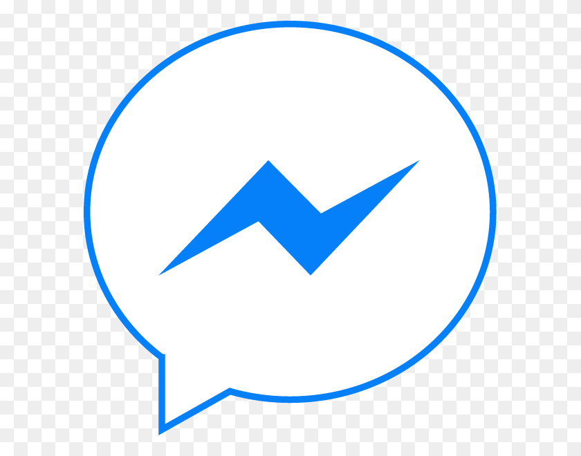 597x600 Facebook Messenger Lite - Значок Посланника Png