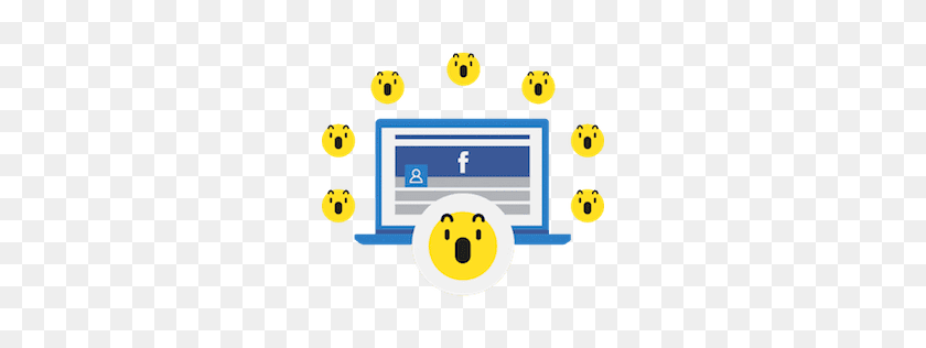 256x256 Facebook Post Reactions Wow Risenshine - Facebook Reactions PNG