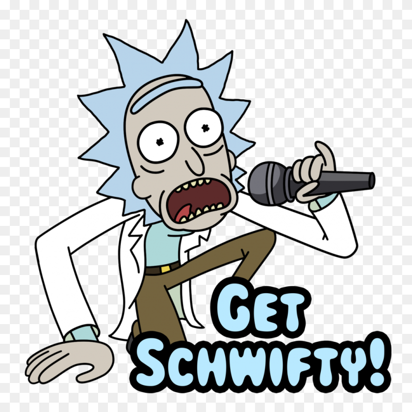 1000x1000 Facebook Stickers - Rick And Morty PNG