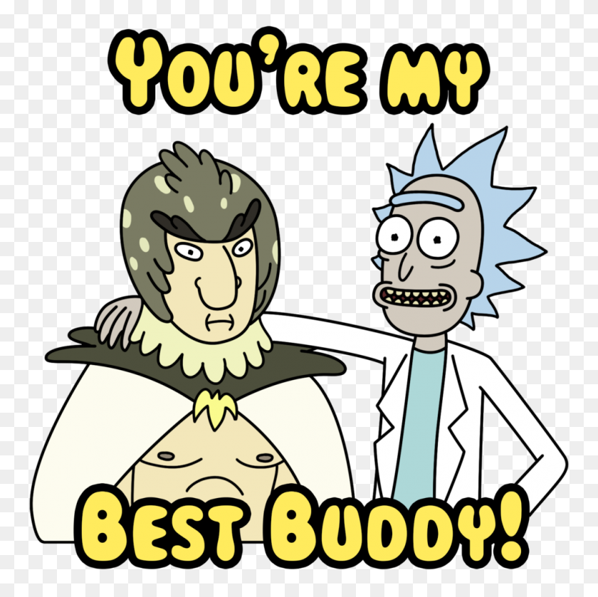 1000x1000 Facebook Stickers - Rick And Morty Portal PNG