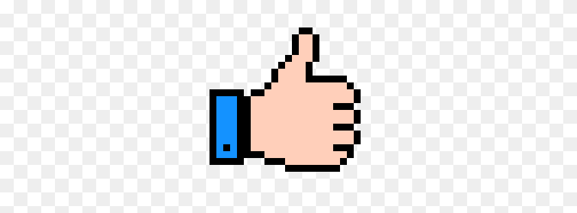 330x250 Facebook Thumbs Up Logotipo De Pixel Art Maker - Facebook Thumbs Up Png