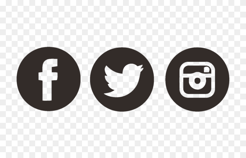 768x480 Facebook, Twitter, Instagram Logo - Facebook Twitter Instagram Logo PNG