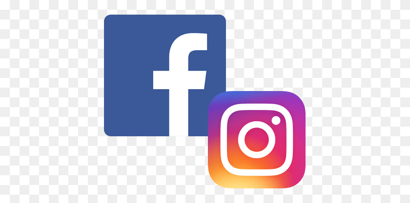 Facebook Twitter Instagram Logo Png - Facebook Instagram Logo PNG