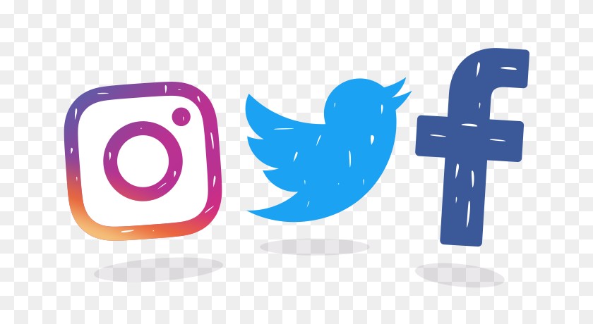 Facebook Twitter Instagram Logo Png - Facebook Twitter Instagram Logo PNG
