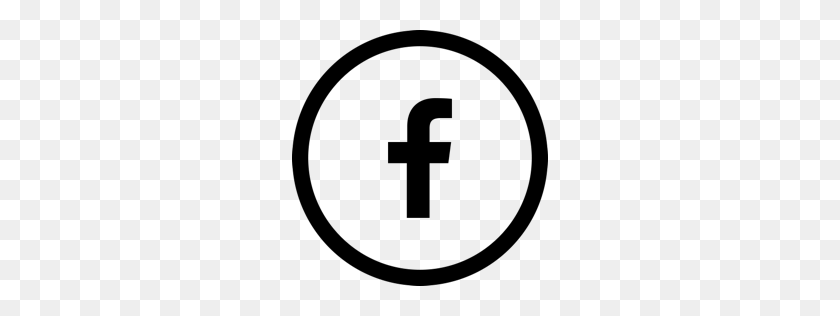 Facebook Logo Black And White Transparent