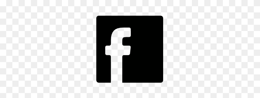 Facebook icon black and white free