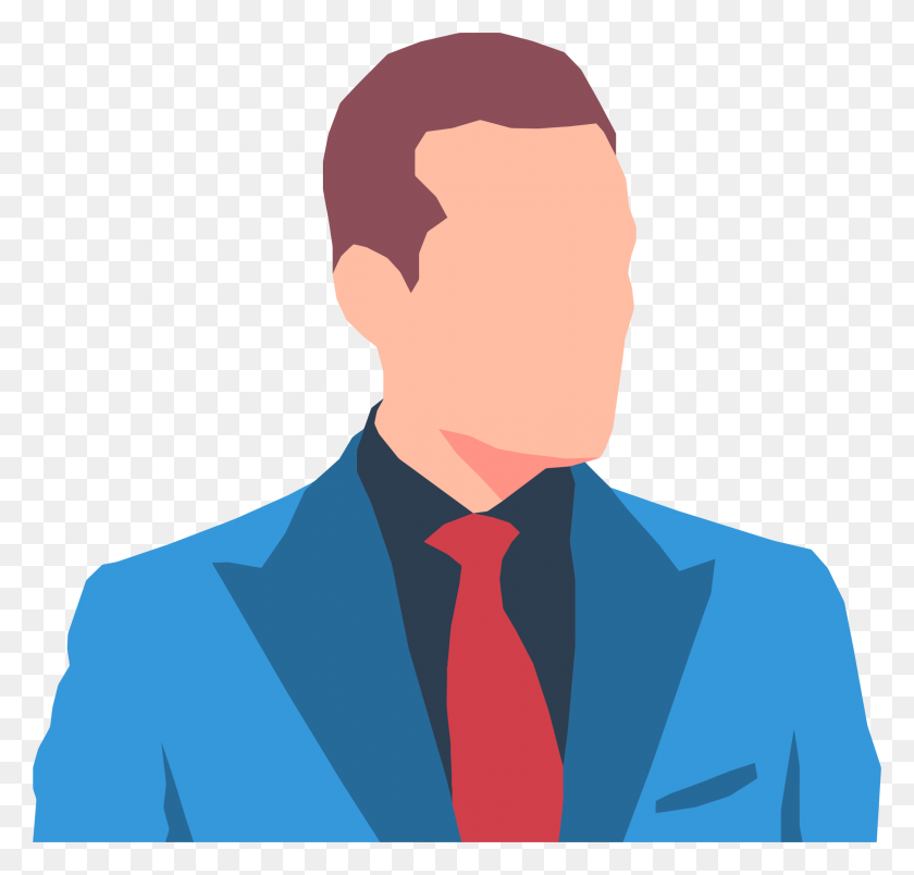 2274x2170 Faceless Male Avatar In Suit Icons Png - Suit PNG