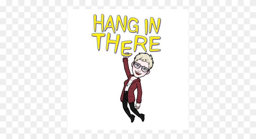 396x398 Facetfully - Hang In There Clip Art