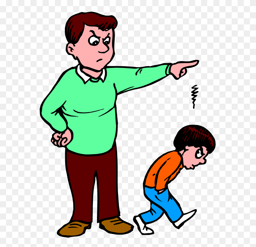 590x750 Fail Clipart Angry Parent - Obedience Clipart