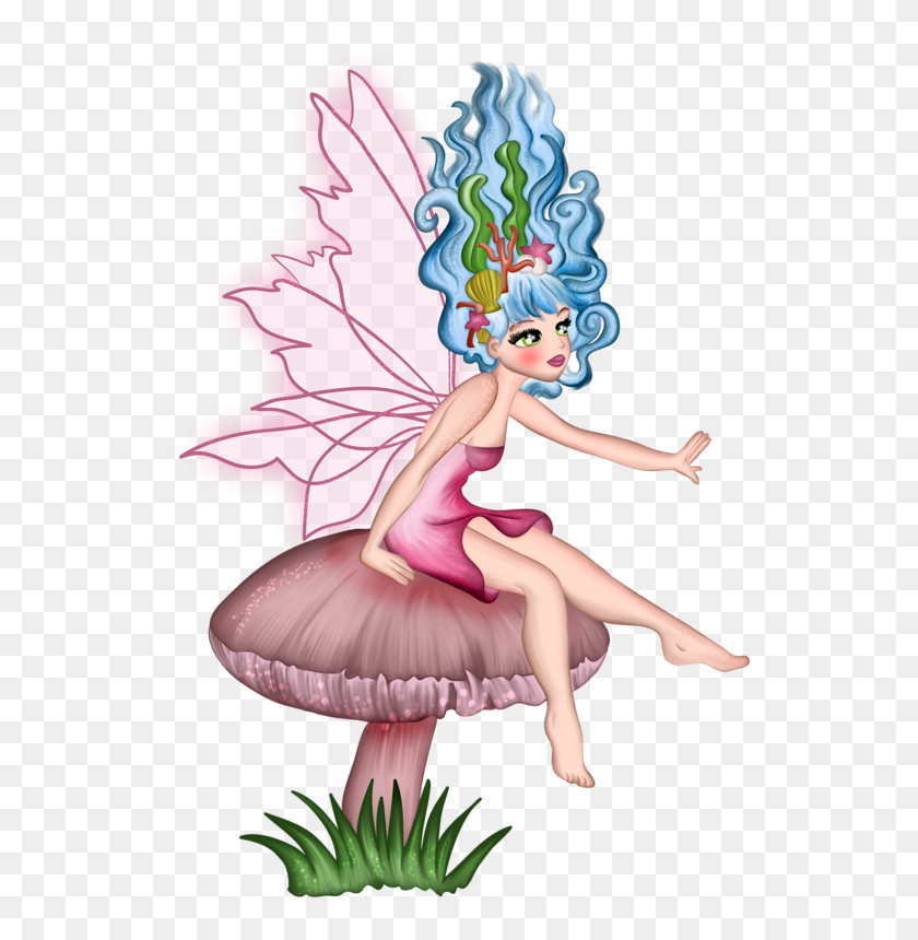 551x800 Fairy - Seed Growing Clipart