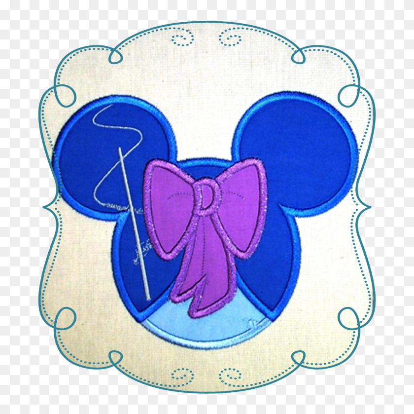 1000x1000 Fairy Godmother Applique Machine Embroidery Design Pattern Instant - Fairy Godmother Clipart