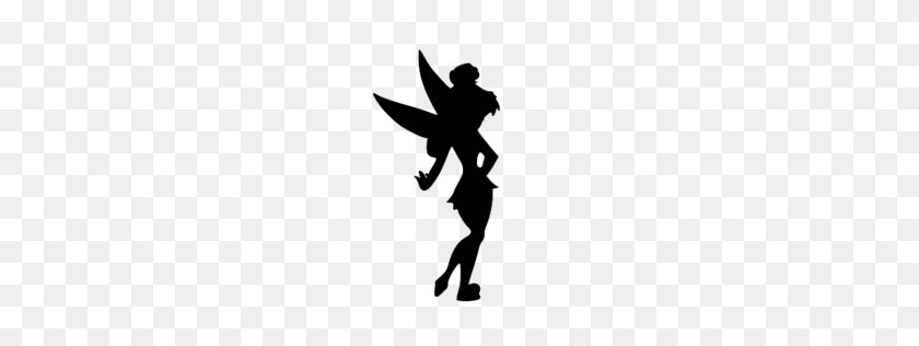 256x256 Fairy Silhouette Clipart Free Clipart - Tinkerbell Clipart