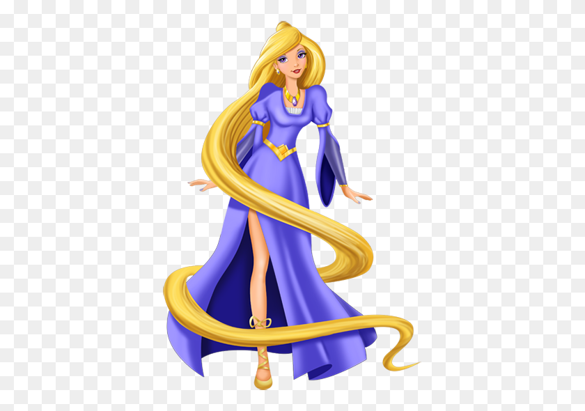 379x530 Princesa De Cuento De Hadas - Rapunzel Png