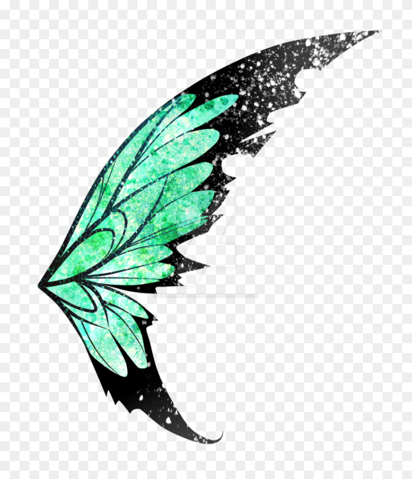 824x969 Fairy Wings Transparent Png Pictures - Manatee Clip Art