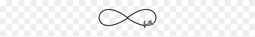 190x62 Faith Infinity Infinite Symbol Sign - Infinity Sign PNG