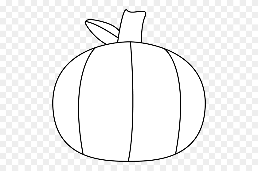 500x499 Fall Clipart Black And White Apple Pumpkin Collection - Pumpkin Patch Border Clipart