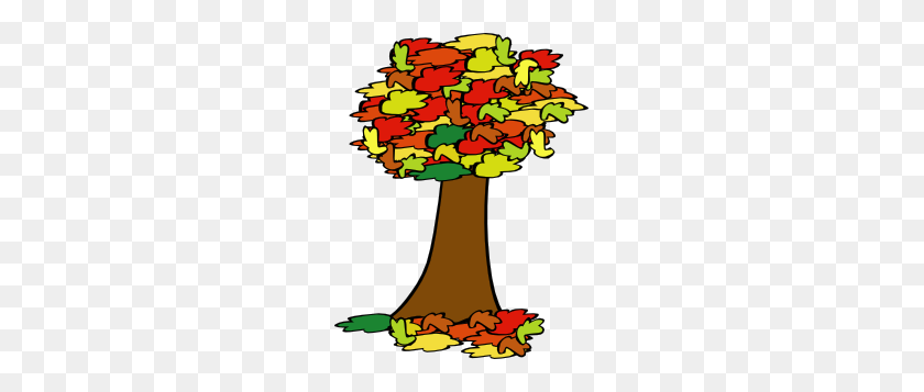 231x297 Осень Цветные Картинки С Деревом - Праздник Клипарт