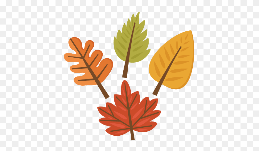 432x432 Fall Leaf Set Cutting S For Scrapbooking - Free Clip Art Autumn Leaves