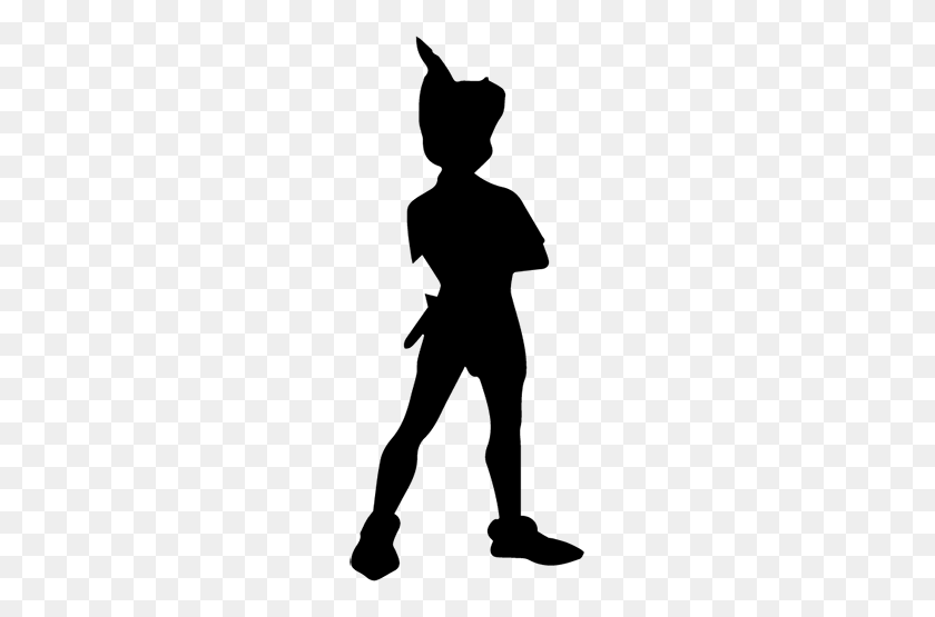 215x495 Fall Musical Auditions Open To All Of Temple Isd - Peter Pan Silhouette PNG