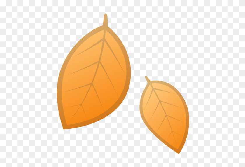 512x512 Fallen Leaf Emoji - Leaf Emoji PNG