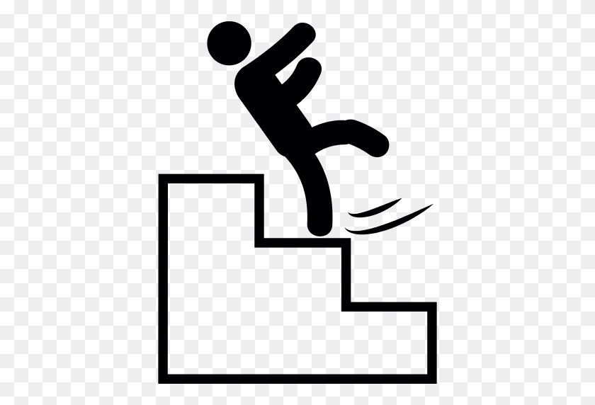 512x512 Falling Down Stairs Png Icon - Stairs PNG