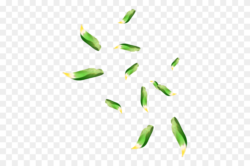 419x500 Falling Green Leaves Png High Quality Image Png Arts - Green Leaves PNG