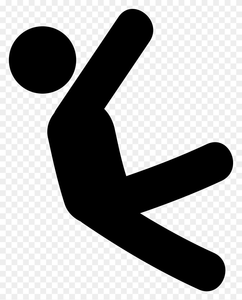 780x981 Falling Man Png Icon Free Download - Person Falling PNG