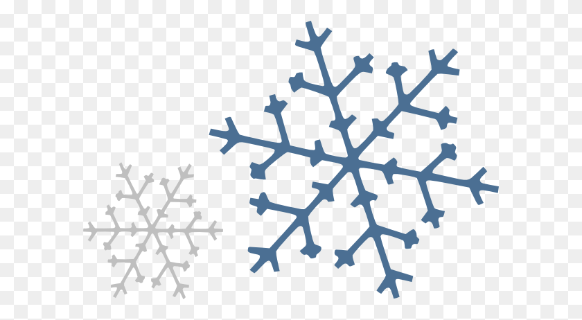 600x402 Falling Snowflakes Clipart - Transparent Snowflake Clipart