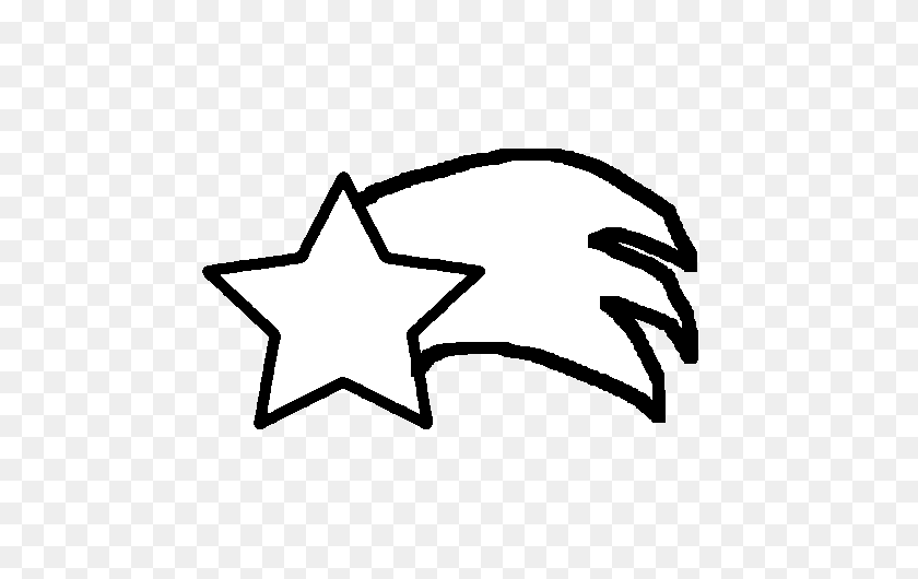 600x470 Падающие Звезды Клипарт Вифлеемская Звезда - Падающая Звезда Клипарт Черный И Белый
