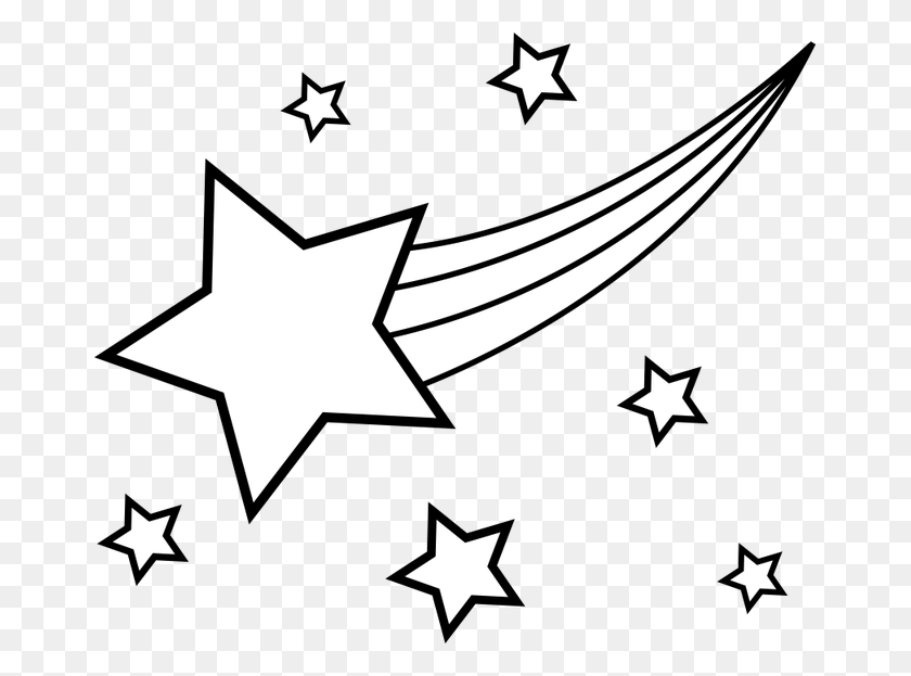 665x563 Falling Stars Coloring Pages - Falling Stars PNG