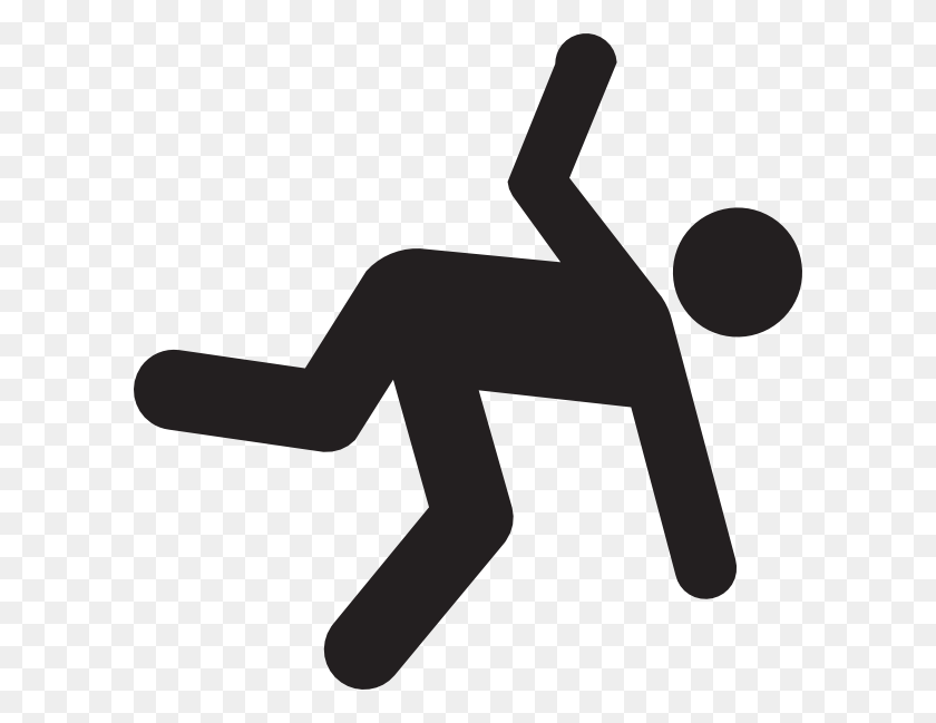 600x589 Falling Stick Man Clip Art Free Image - Person Falling PNG