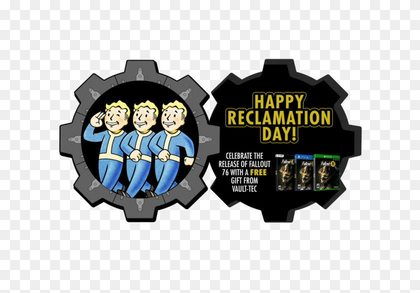 1200x810 Fallout On Twitter Happy Reclamation Day! - Fallout Logo PNG