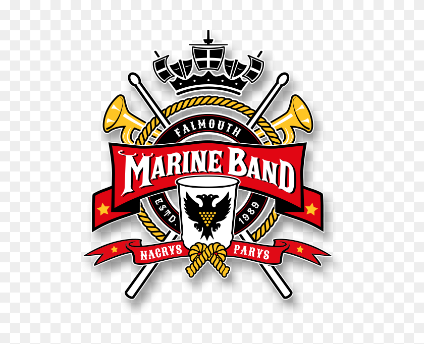 579x622 Falmouth Marine Band Falmouth Marching Carnival Cornwall - Banda De Marcha Png