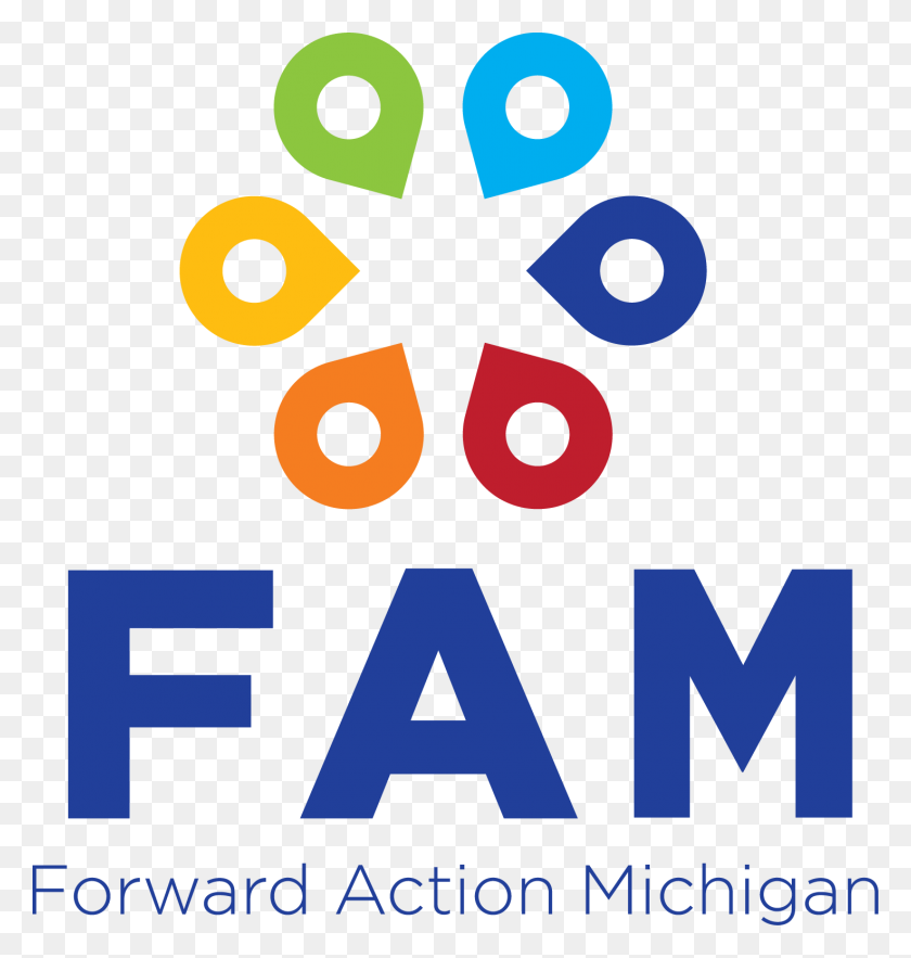 1472x1554 Fam Logo Png Forward Action Michigan - Michigan PNG