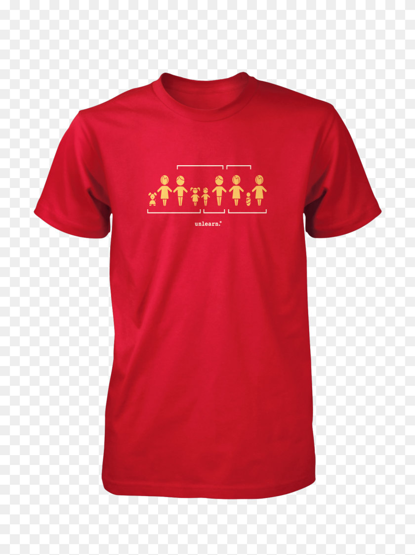 1200x1635 Family - Red Shirt PNG