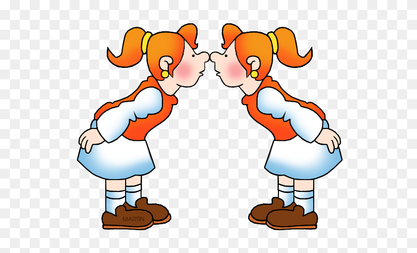 579x450 Family And Friends Clip Art - Twins Clipart