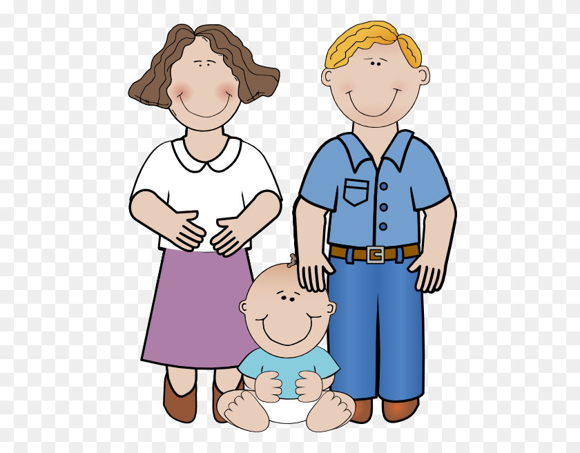 510x596 Family Clip Art Free Clipart Images - Childhood Clipart