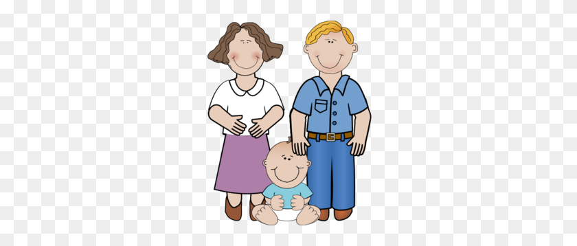 255x298 Family Clip Art Free Transparent - Family Clipart Transparent