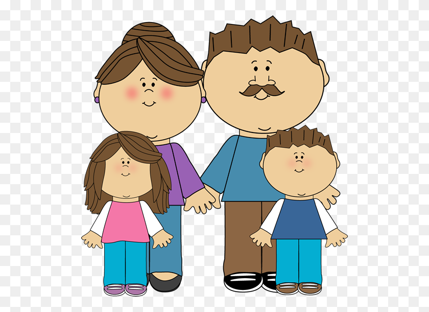 522x550 Family Clip Art Gt Parents - Family Clipart Transparent