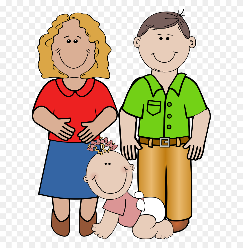 619x800 Family Clipart, Suggestions For Family Clipart, Download Family - Mom Word Clipart