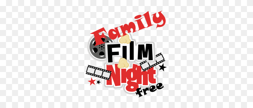 283x300 Family Film Night Garden Park Church - Family Movie Night Clipart